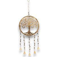 Large Brass Tree of Life Bell Chime, 35cm — view 5 of 11