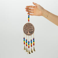 Brass Tree of Life Chime, 5 Bells, 36cm — view 5 of 10