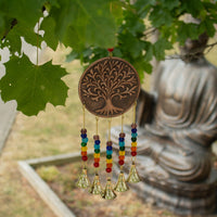 Brass Tree of Life Chime, 5 Bells, 36cm — view 8 of 10