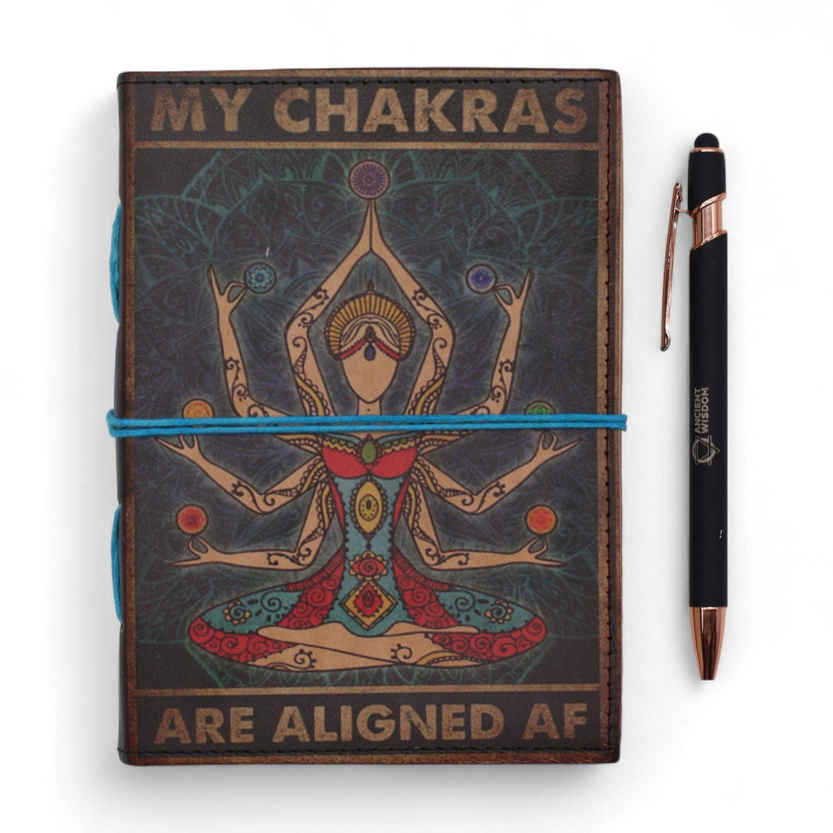 Leather Notebook, My Chakras Are Aligned — view 5 of 8