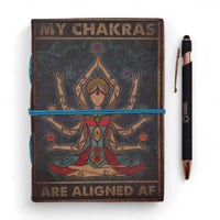 Leather Notebook, My Chakras Are Aligned — view 5 of 8