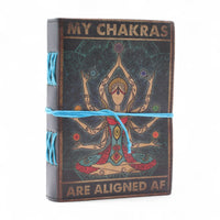 Leather Notebook, My Chakras Are Aligned — view 7 of 8