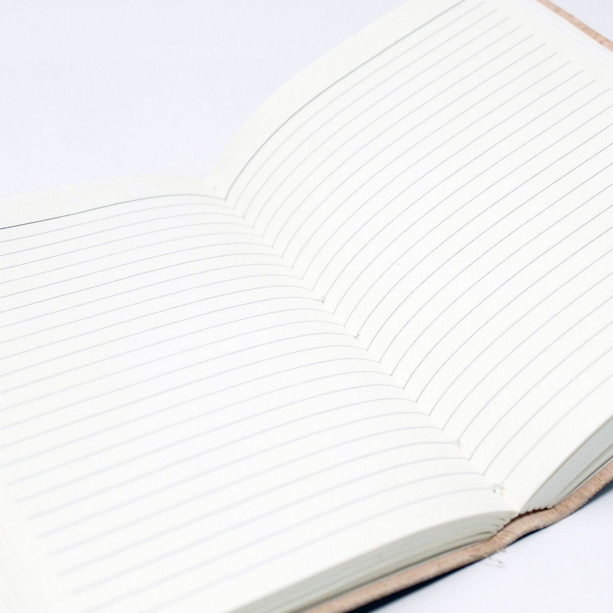 Leather Notebook with Tiger's Eye and Belts, 6×4in — view 2 of 4