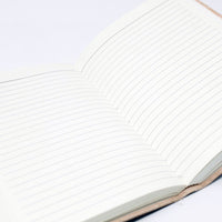 Leather Notebook with Tiger's Eye and Belts, 6×4in — view 2 of 4