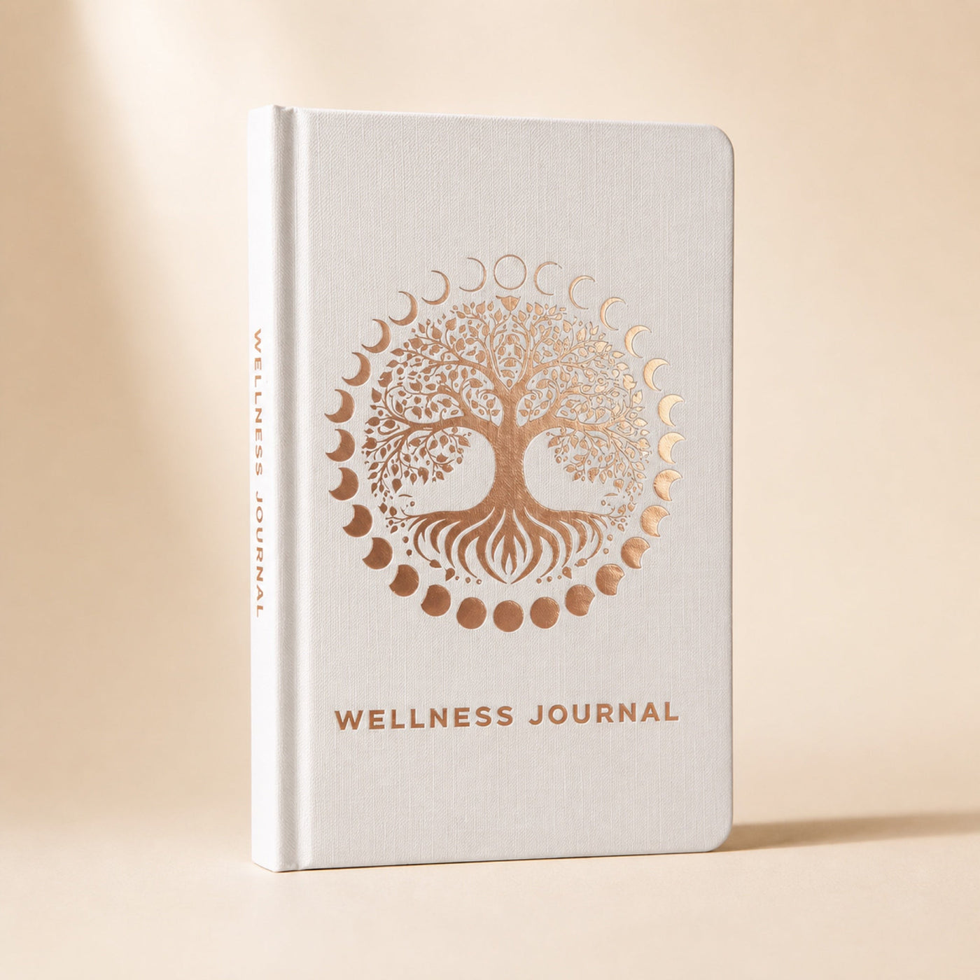 Wellness Journal, Rose Gold Tree of Life, 120 Pages
