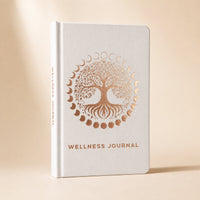 Wellness Journal, Rose Gold Tree of Life, 120 Pages