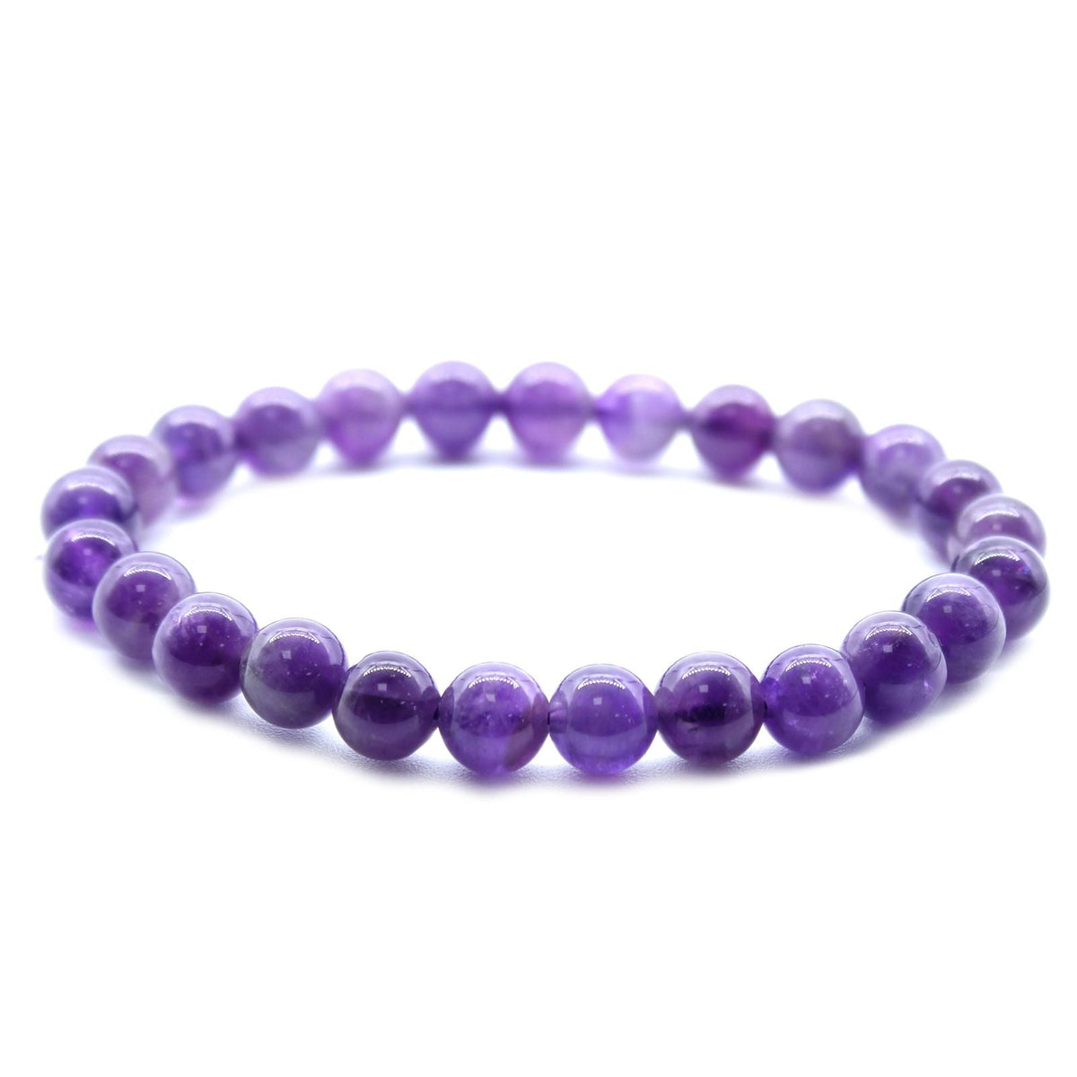 Amethyst Bead Bracelet — view 5 of 7