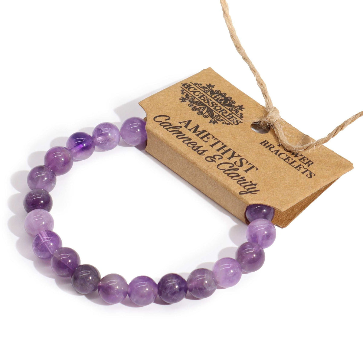 Amethyst Bead Bracelet — view 6 of 7