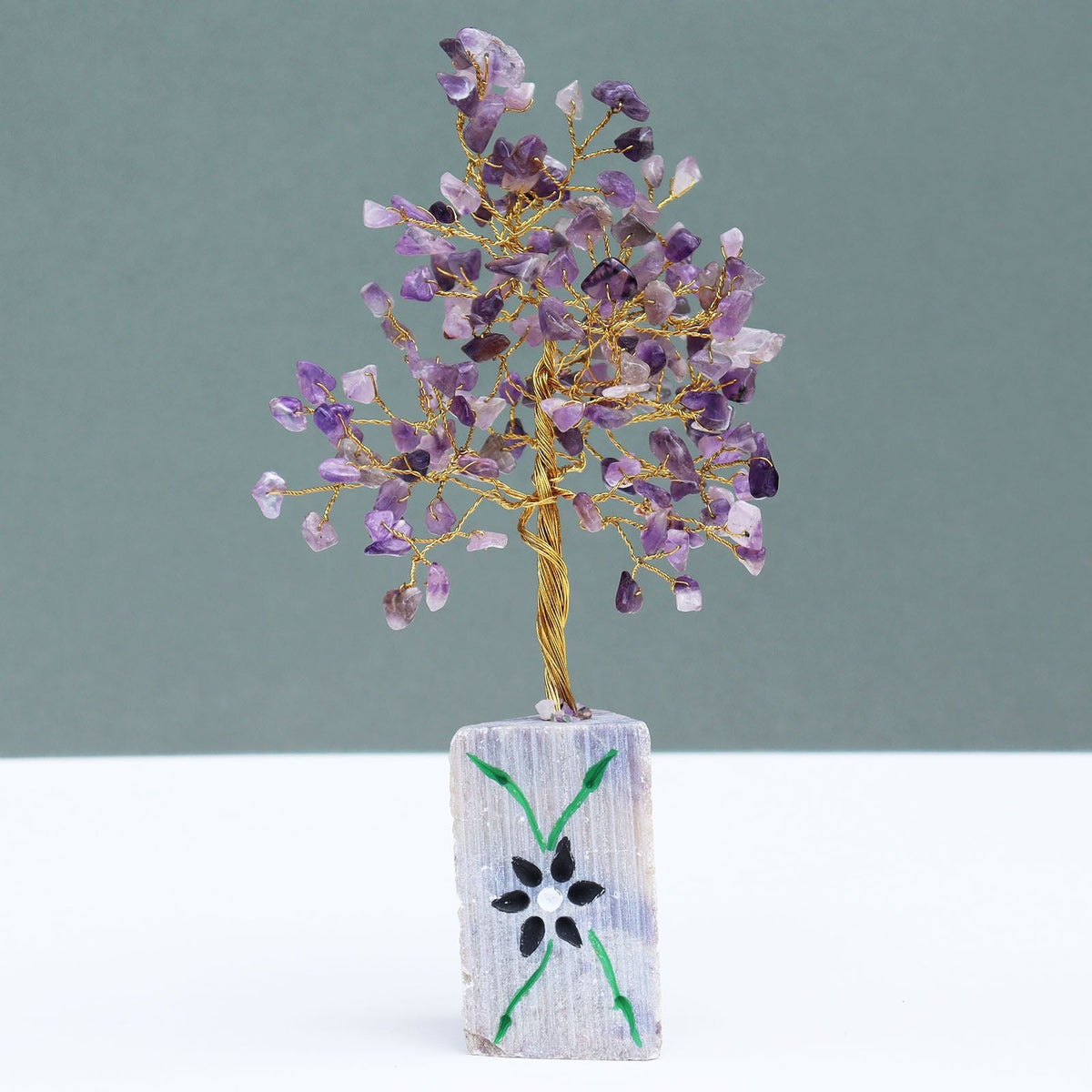 Amethyst Gemstone Tree, 160 stones — view 3 of 3