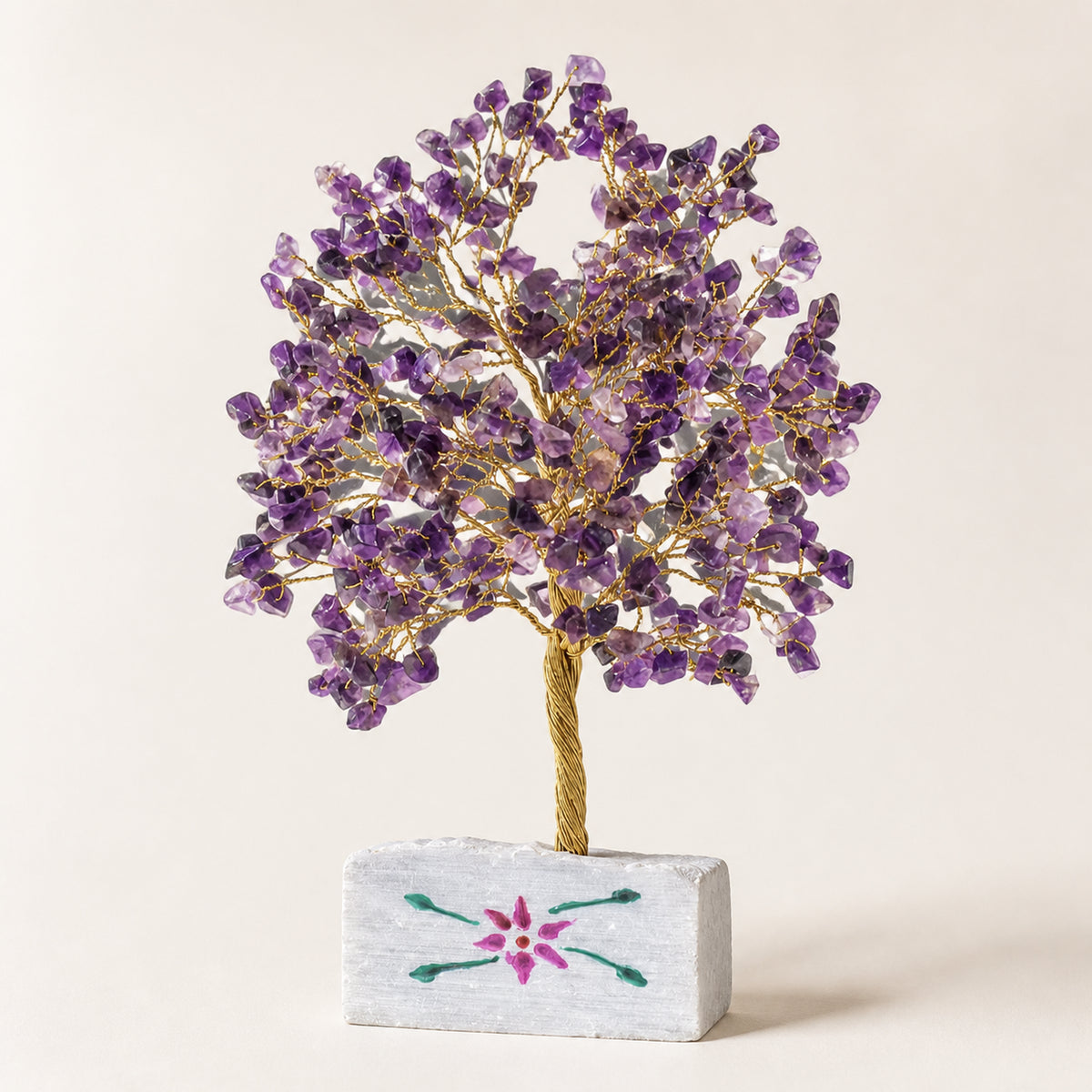 Amethyst Gemstone Tree, 320 stones