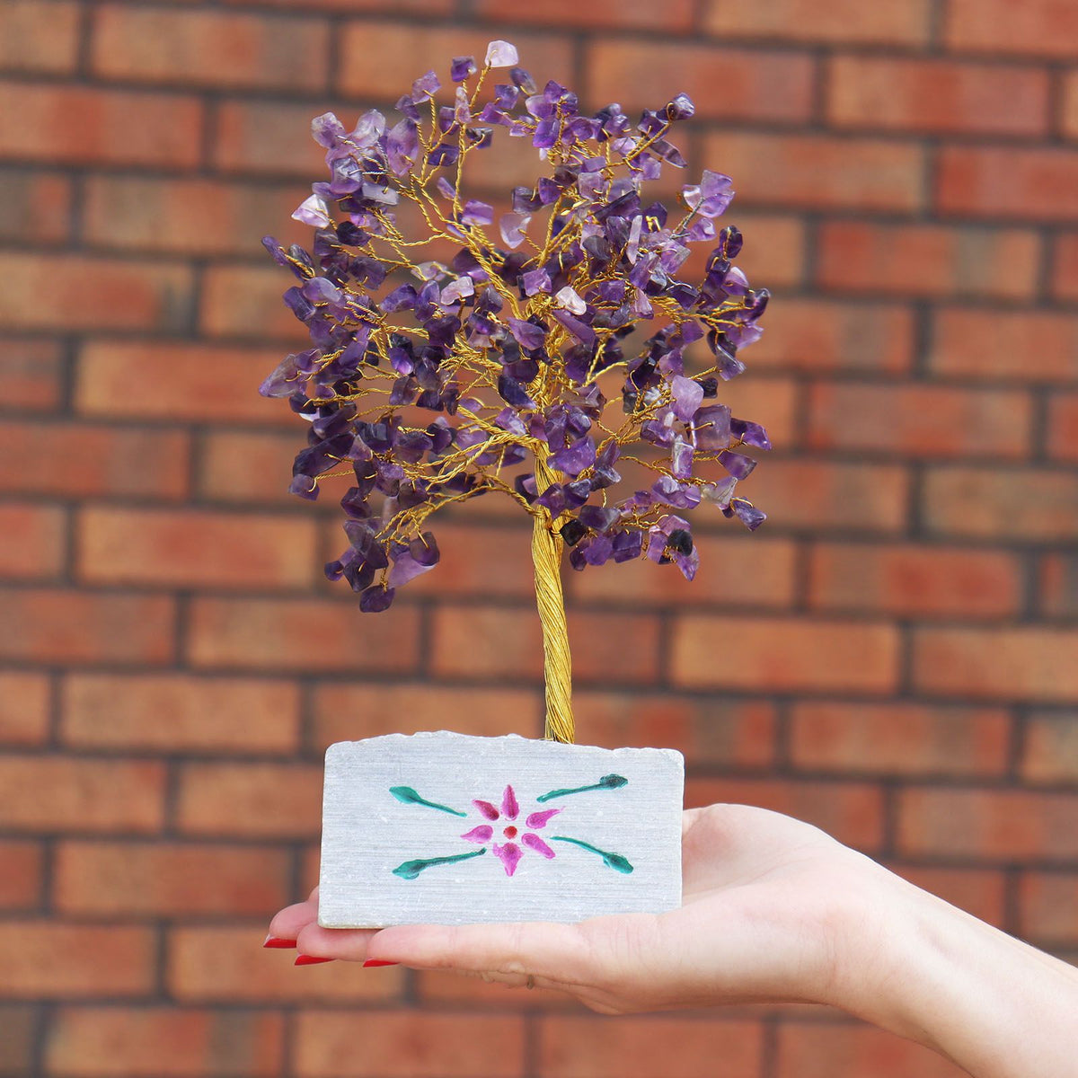 Amethyst Gemstone Tree, 320 stones — view 4 of 4