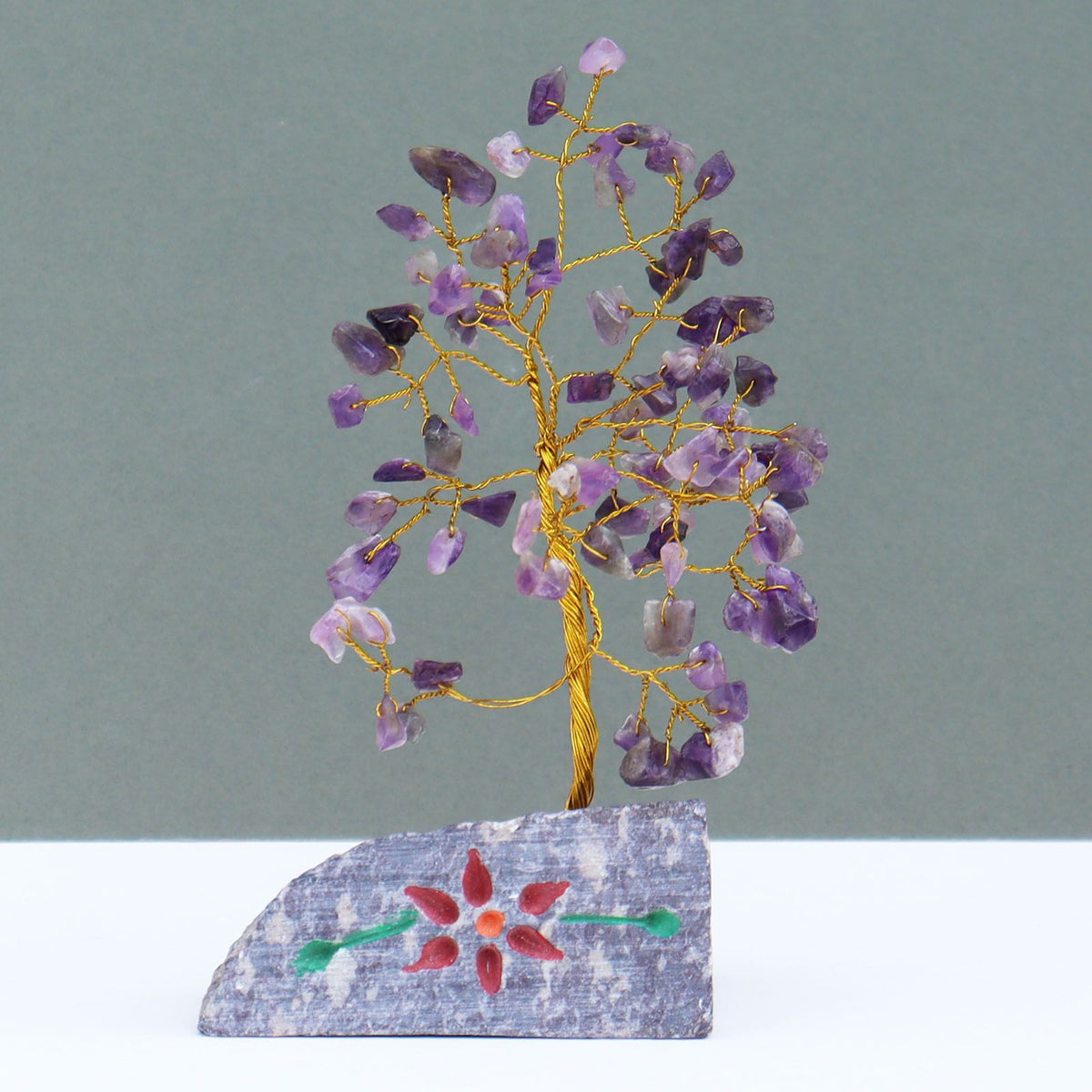 Amethyst Gemstone Tree, 80 stones — view 3 of 3