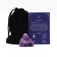 Amethyst Buddha, small — view 2 of 2