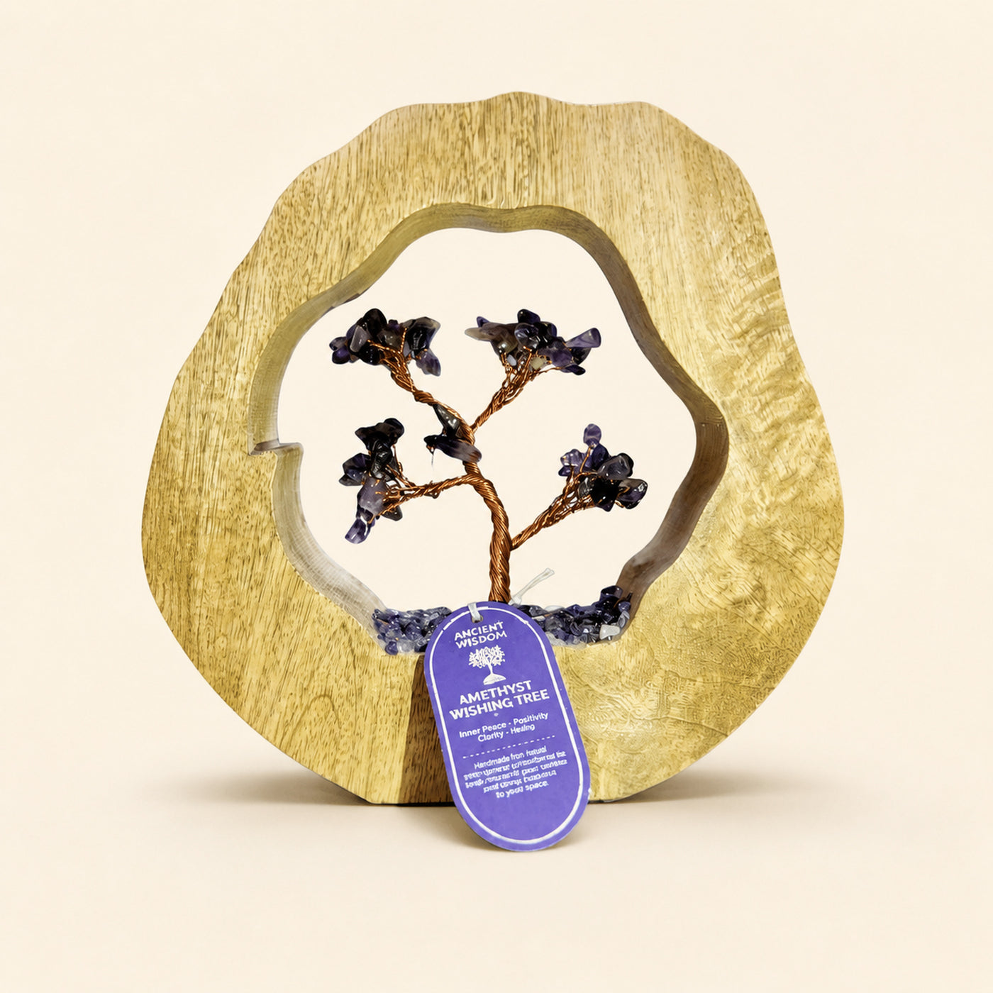 Amethyst Tree Garden, mango wood ring