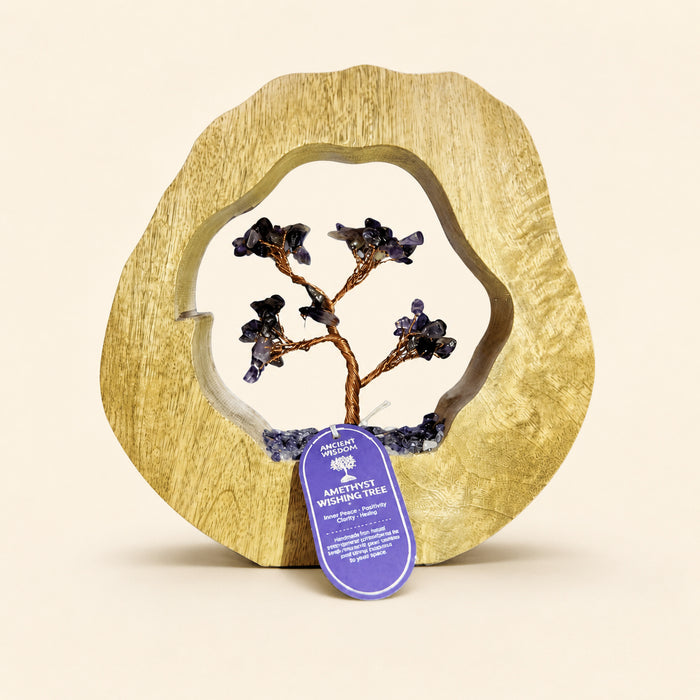 Amethyst Tree Garden, mango wood ring