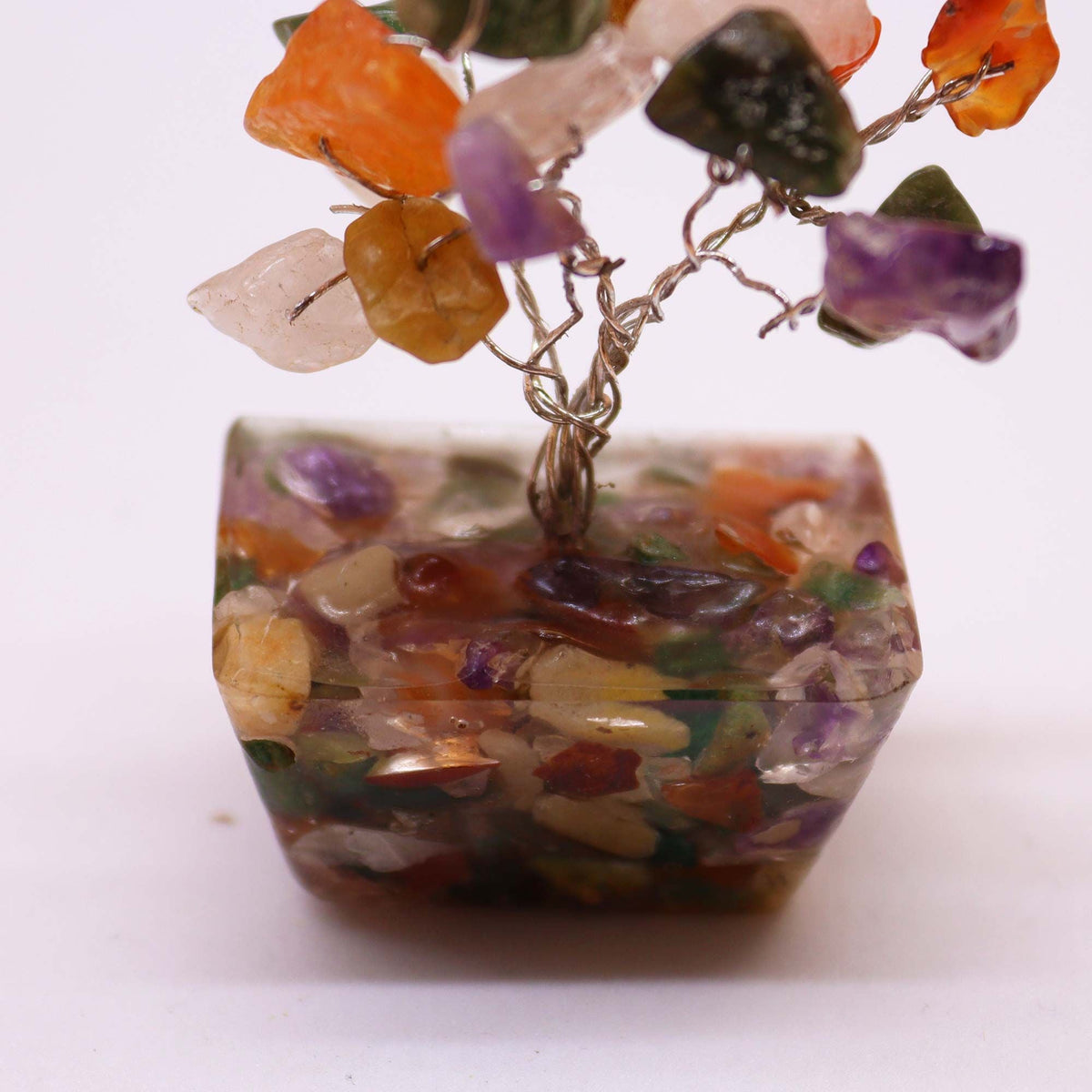 Mini Gemstone Tree on Orgonite Base — view 3 of 7