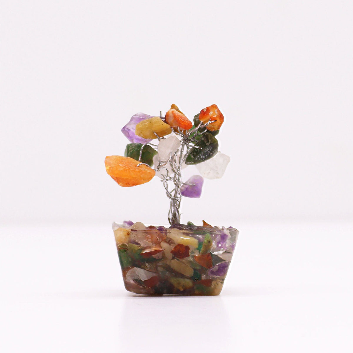 Mini Gemstone Tree on Orgonite Base — view 4 of 7