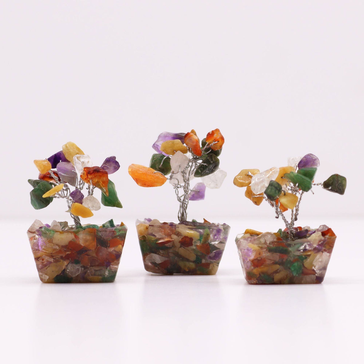 Mini Gemstone Tree on Orgonite Base — view 6 of 7