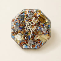 Tree of Life Orgonite Disc, large