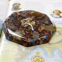 Tree of Life Orgonite Disc, large — view 3 of 5