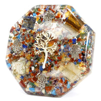 Tree of Life Orgonite Disc, large — view 4 of 5