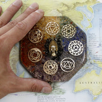 Tree of Life Orgonite Disc, large — view 5 of 5