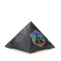 Chakra Buddha Orgonite Pyramid, small — view 2 of 4