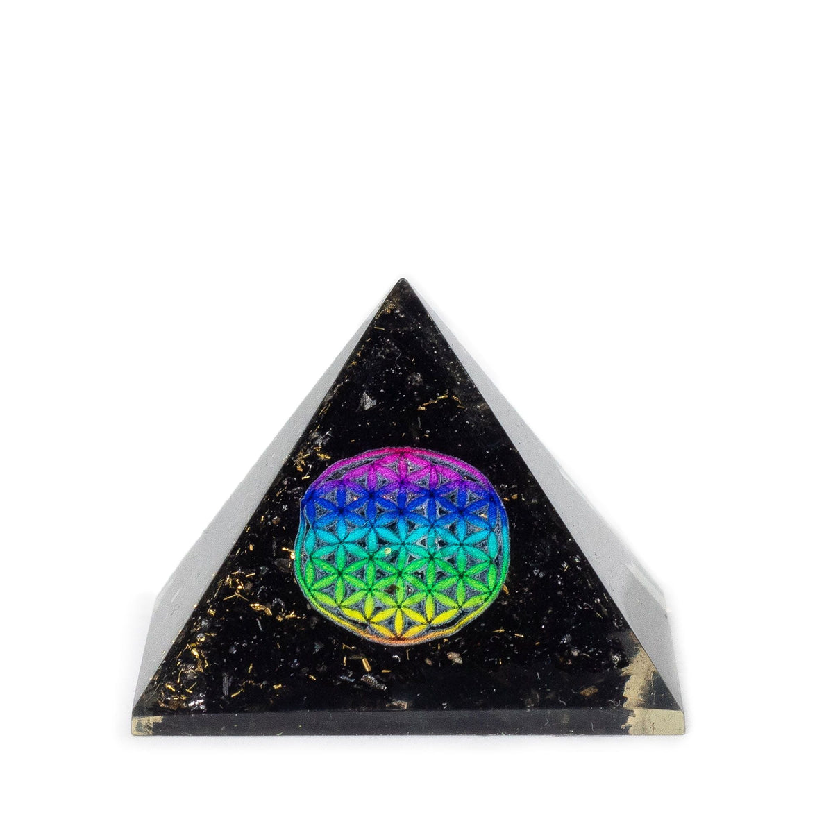 Flower of Life Orgonite Pyramid, small — view 2 of 4