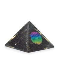 Flower of Life Orgonite Pyramid, small — view 3 of 4