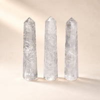 Clear Quartz Obelisk, Six Faces, 11cm