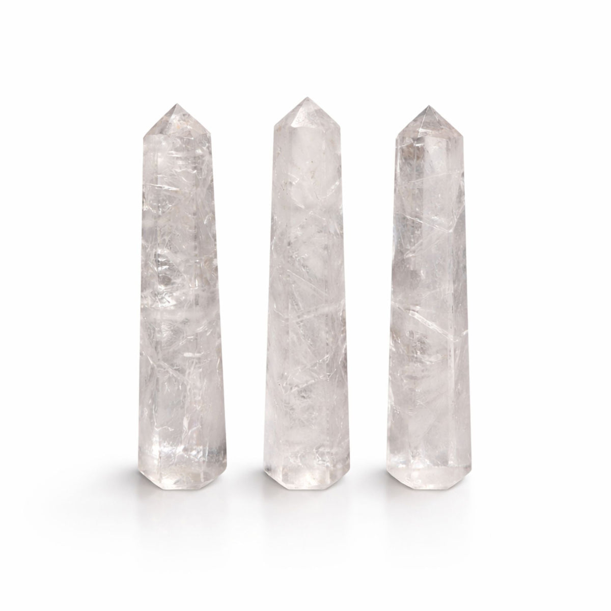 Clear Quartz Obelisk, Six Faces, 11cm — view 2 of 8