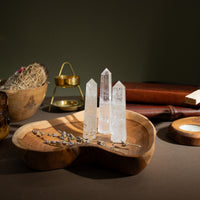 Clear Quartz Obelisk, Six Faces, 11cm — view 4 of 8