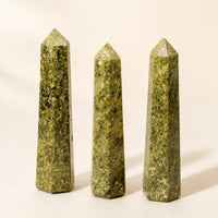 Epidote Obelisk, Six Faces, 11cm