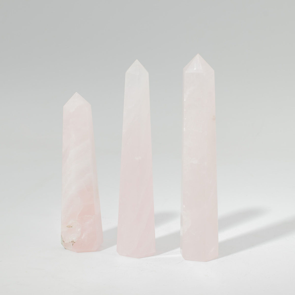 Rose Quartz Obelisk, Six Faces, 11cm — view 2 of 8