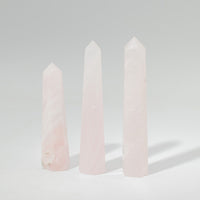 Rose Quartz Obelisk, Six Faces, 11cm — view 2 of 8