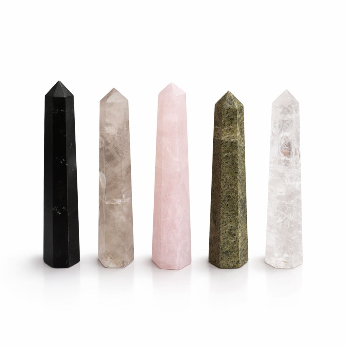 Rose Quartz Obelisk, Six Faces, 11cm — view 3 of 8