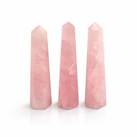 Rose Quartz Obelisk, Six Faces, 11cm — view 5 of 8