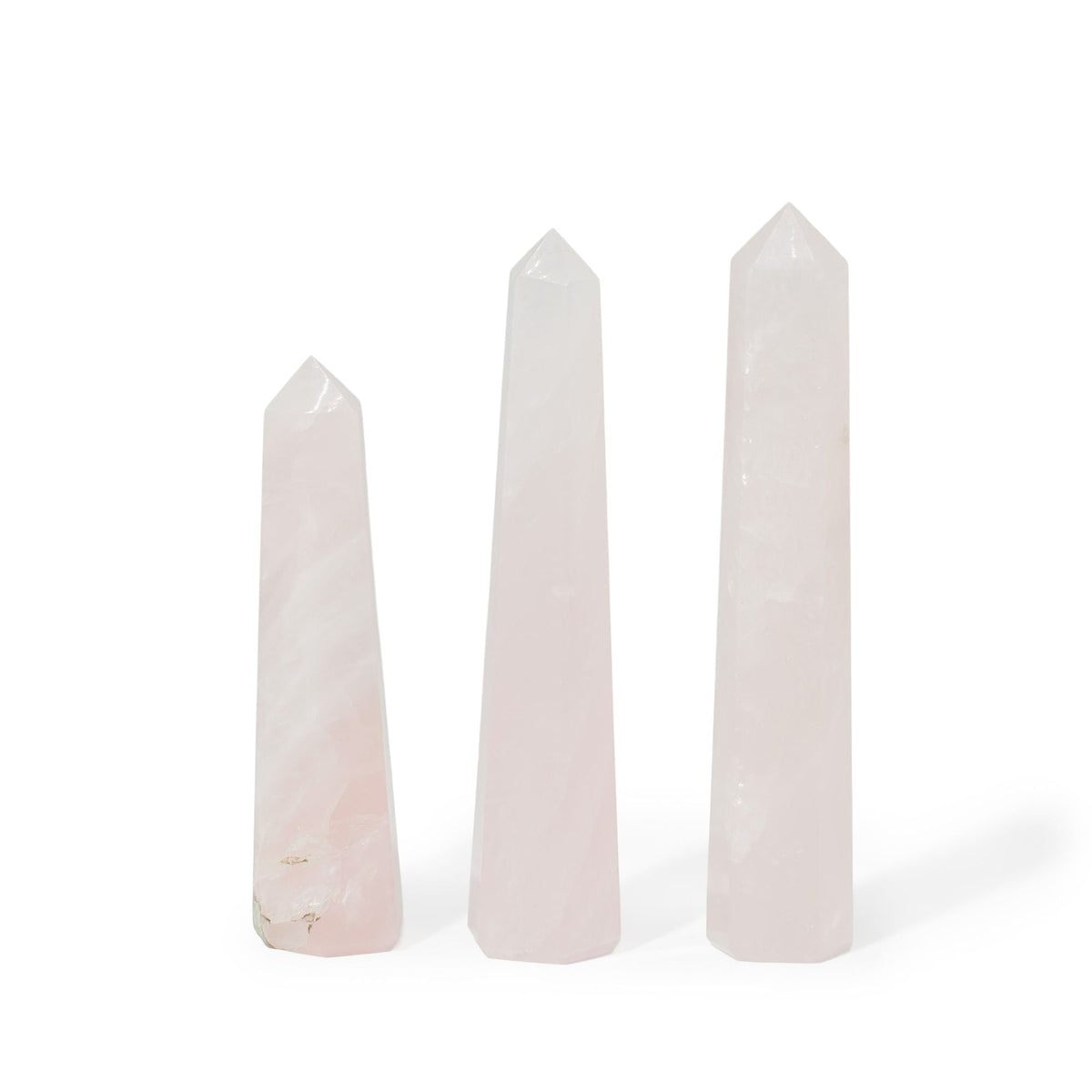 Rose Quartz Obelisk, Six Faces, 11cm — view 6 of 8