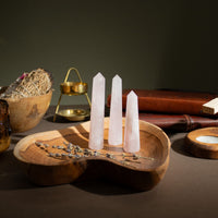 Rose Quartz Obelisk, Six Faces, 11cm — view 7 of 8