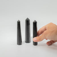 Black Tourmaline Obelisk, Six Faces, 11cm — view 5 of 6