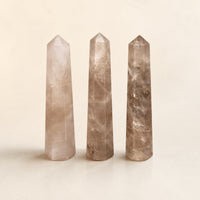 Smoky Quartz Obelisk, Six Faces, 11cm