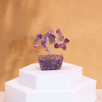 Mini Gemstone Tree on an Orgonite Base, Amethyst — view 2 of 7
