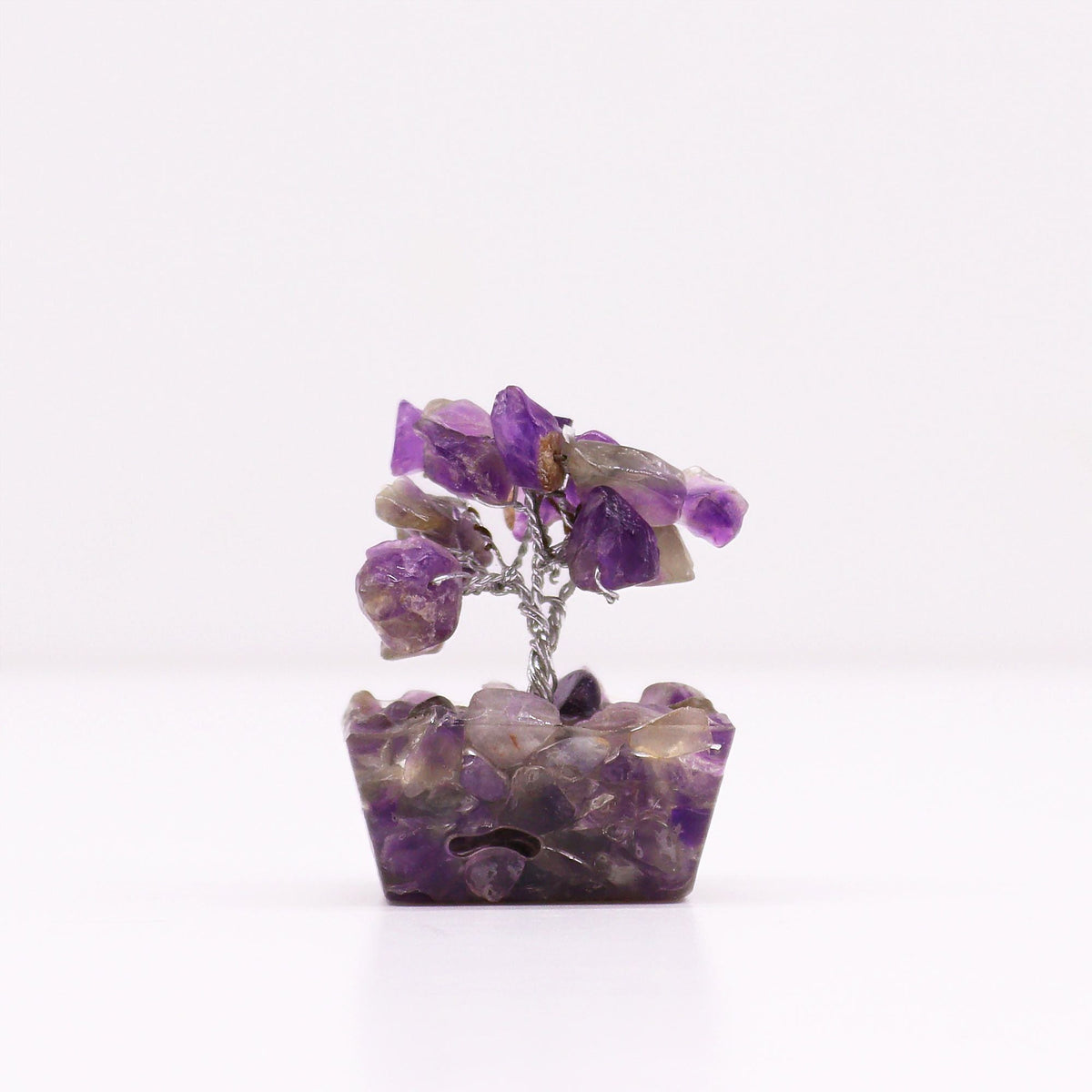 Mini Gemstone Tree on an Orgonite Base, Amethyst — view 3 of 7