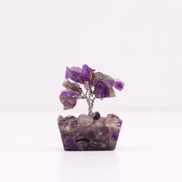Mini Gemstone Tree on an Orgonite Base, Amethyst — view 3 of 7