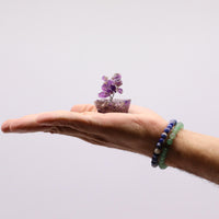 Mini Gemstone Tree on an Orgonite Base, Amethyst — view 4 of 7