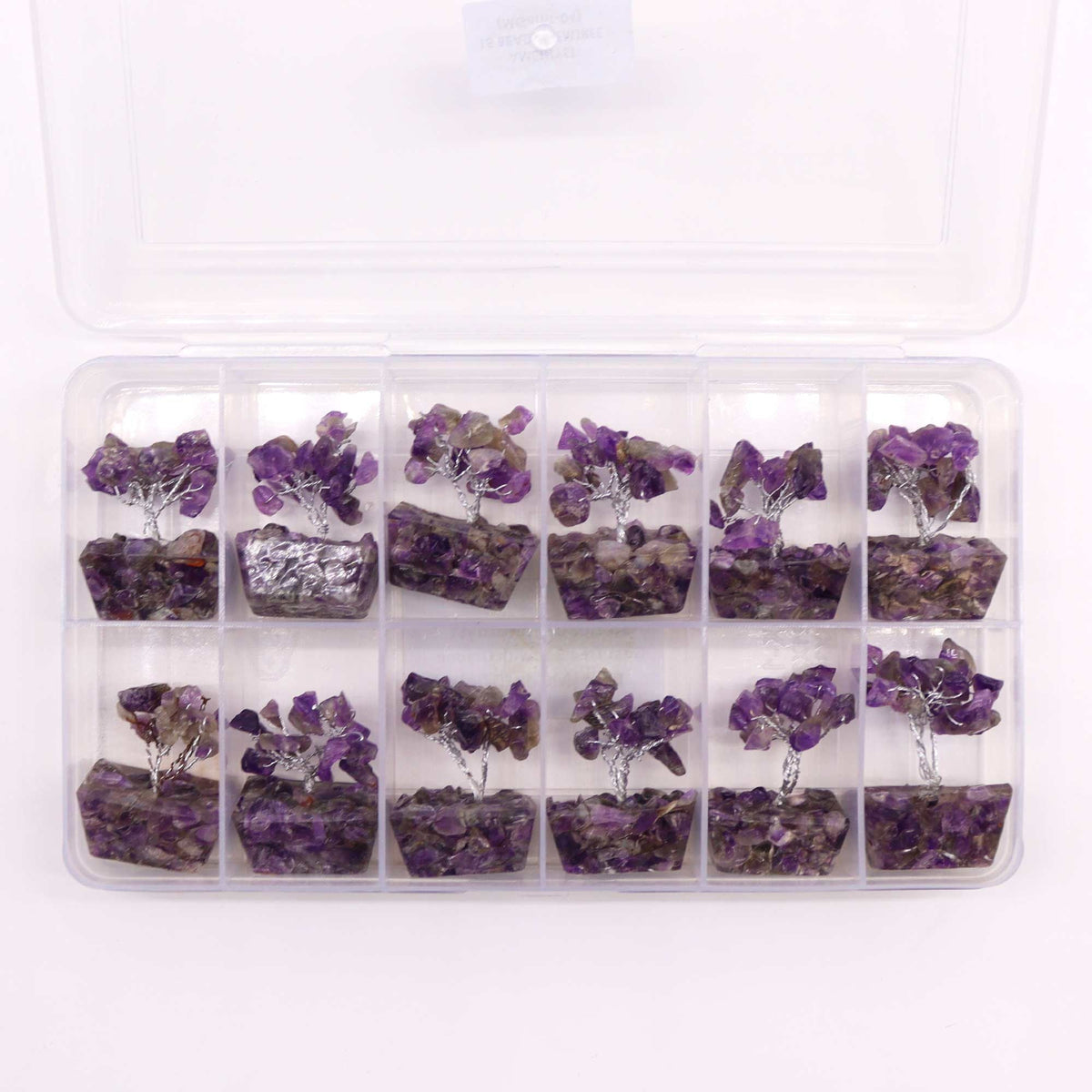 Mini Gemstone Tree on an Orgonite Base, Amethyst — view 6 of 7
