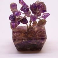 Mini Gemstone Tree on an Orgonite Base, Amethyst — view 7 of 7