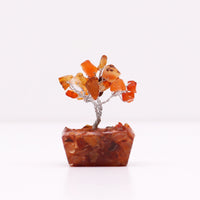 Mini Gemstone Tree on an Orgonite Base, Carnelian — view 4 of 7