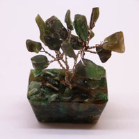 Mini Gemstone Tree on an Orgonite Base, Green Aventurine — view 2 of 7