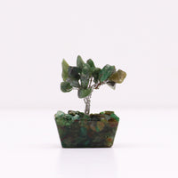 Mini Gemstone Tree on an Orgonite Base, Green Aventurine — view 4 of 7